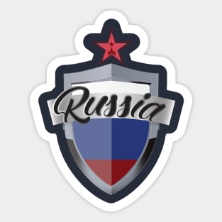 Russia Shield Sticker